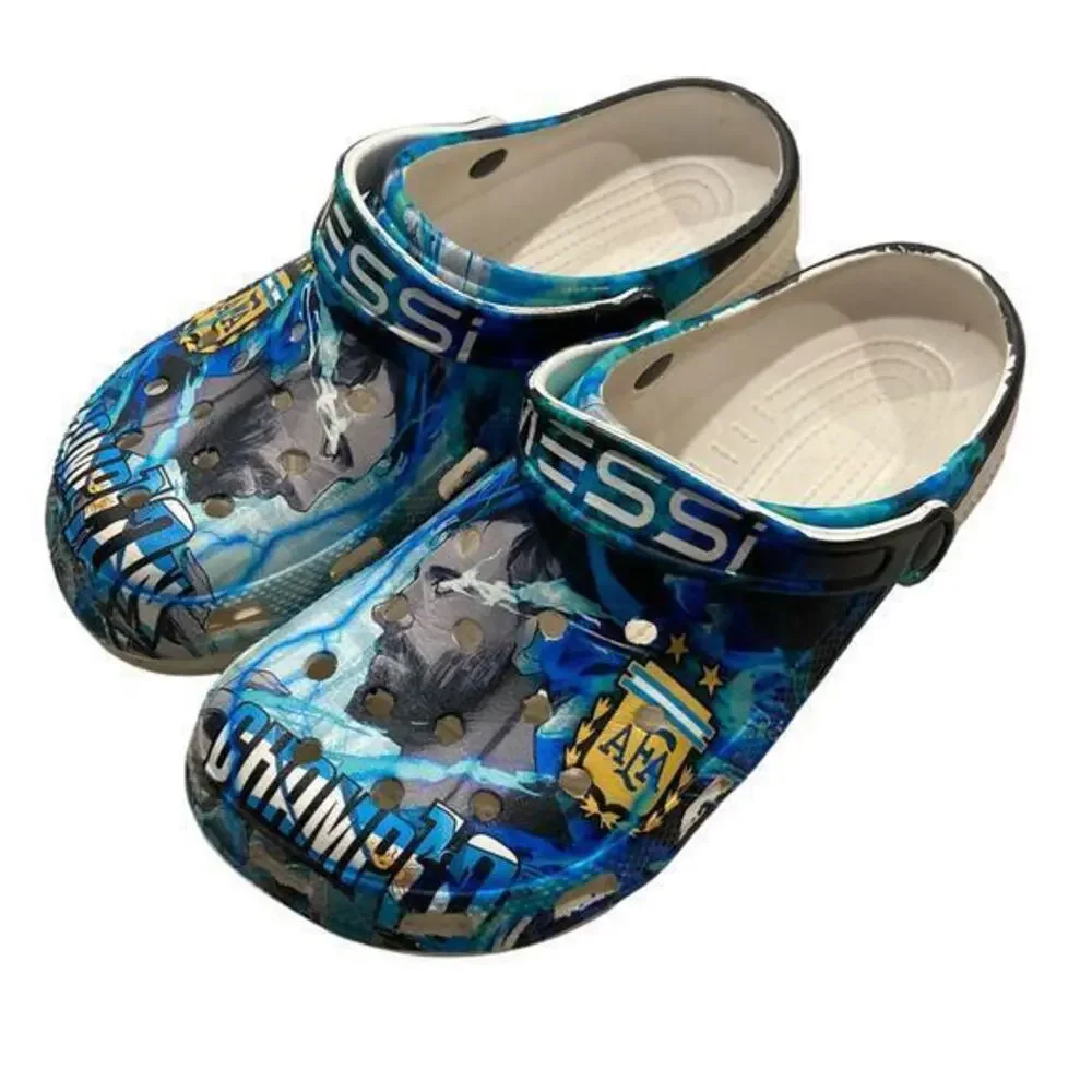 Lionel Messi Champions‎ Unisex Waterproof Clog Shoes Multicolor Casual 10.5 44